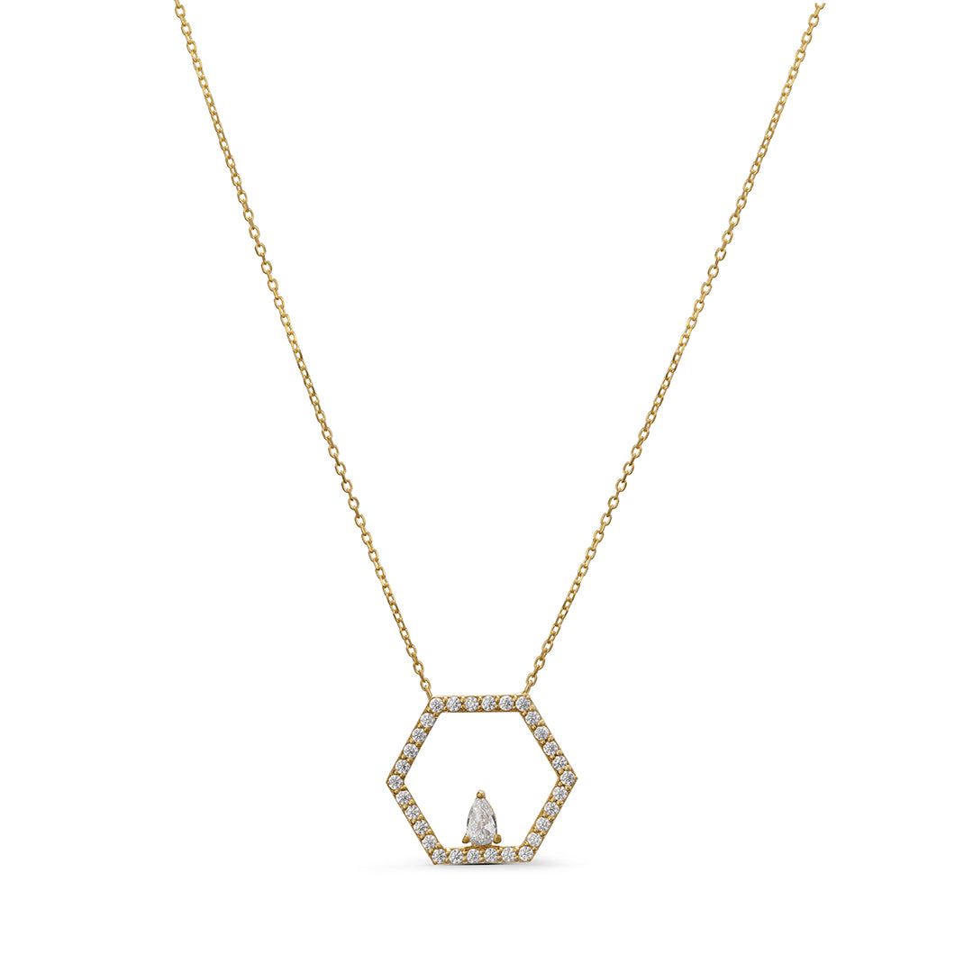 Hexagon Necklace