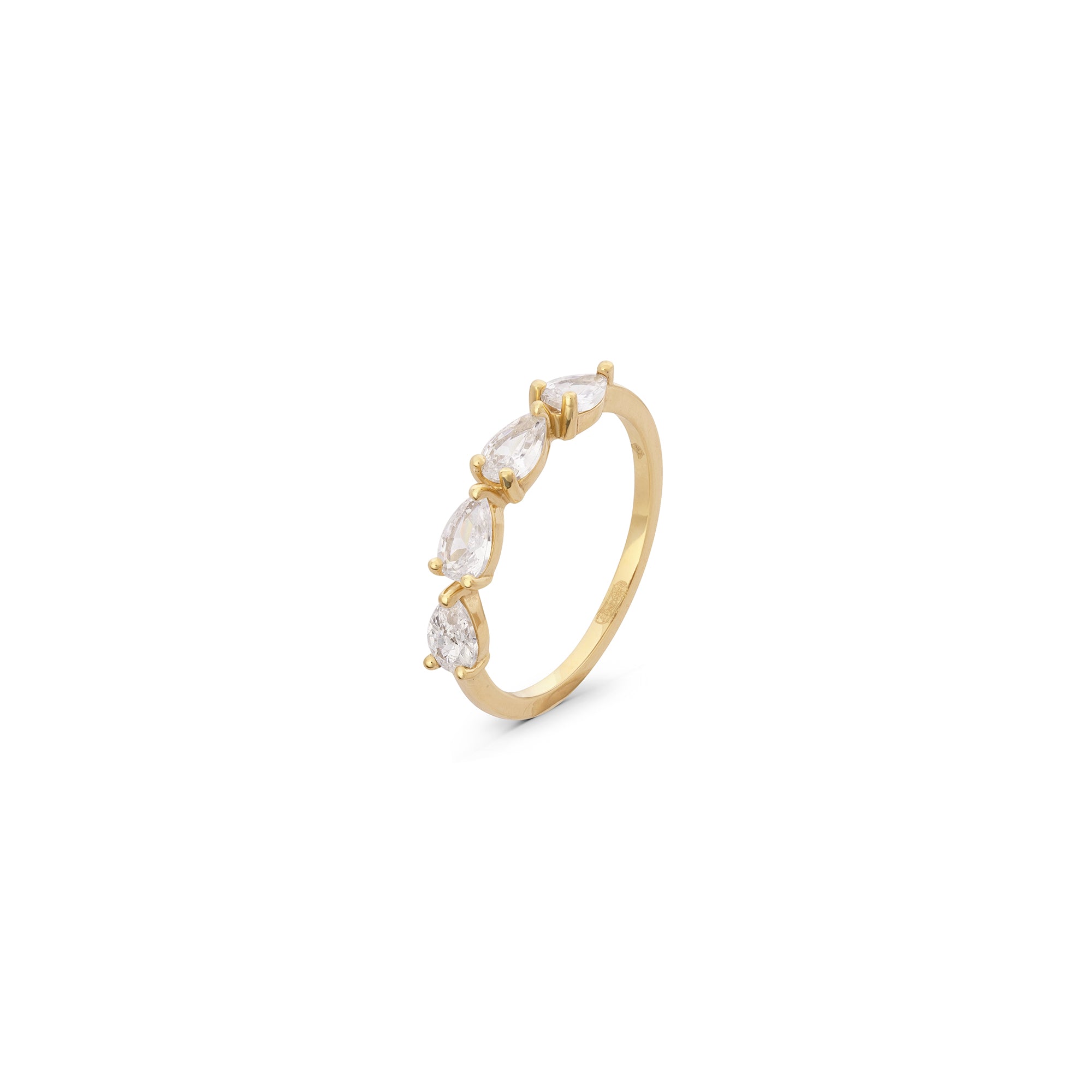 Pear Stones Ring