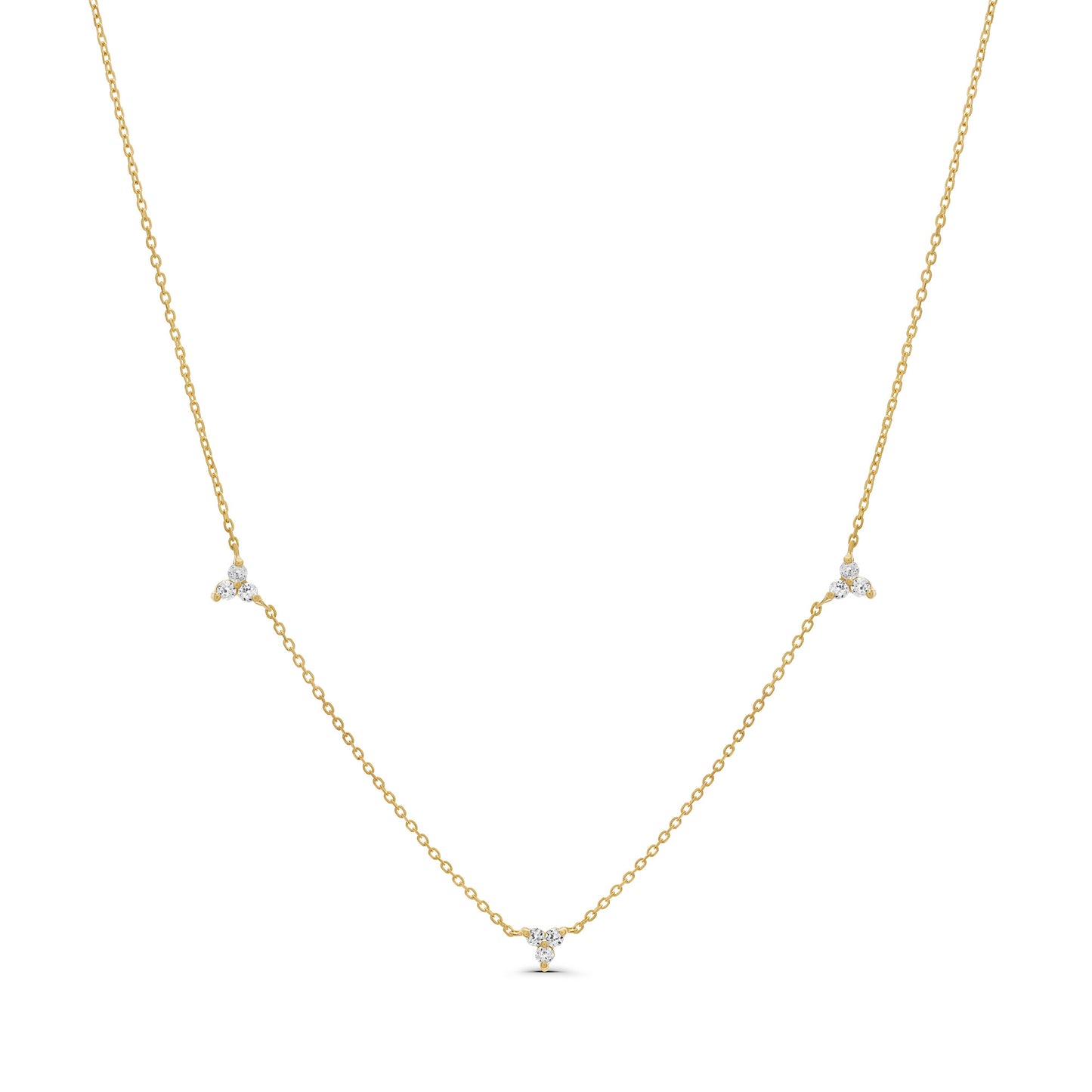 Triple Trio Necklace