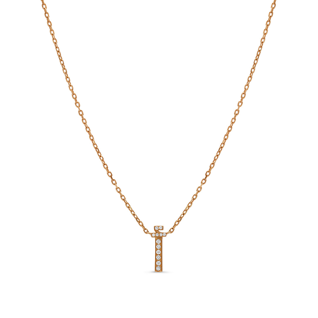 Diamond Letter Necklace