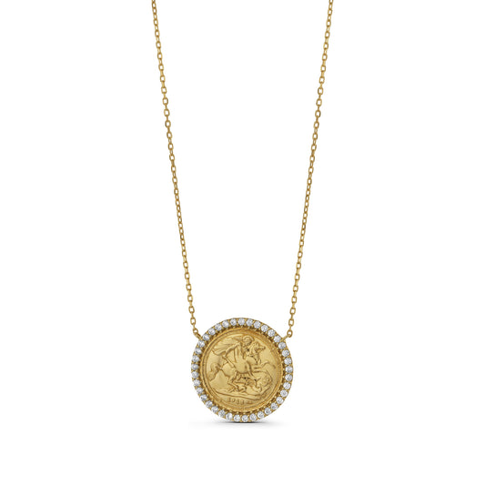 Quarter Lira Necklace