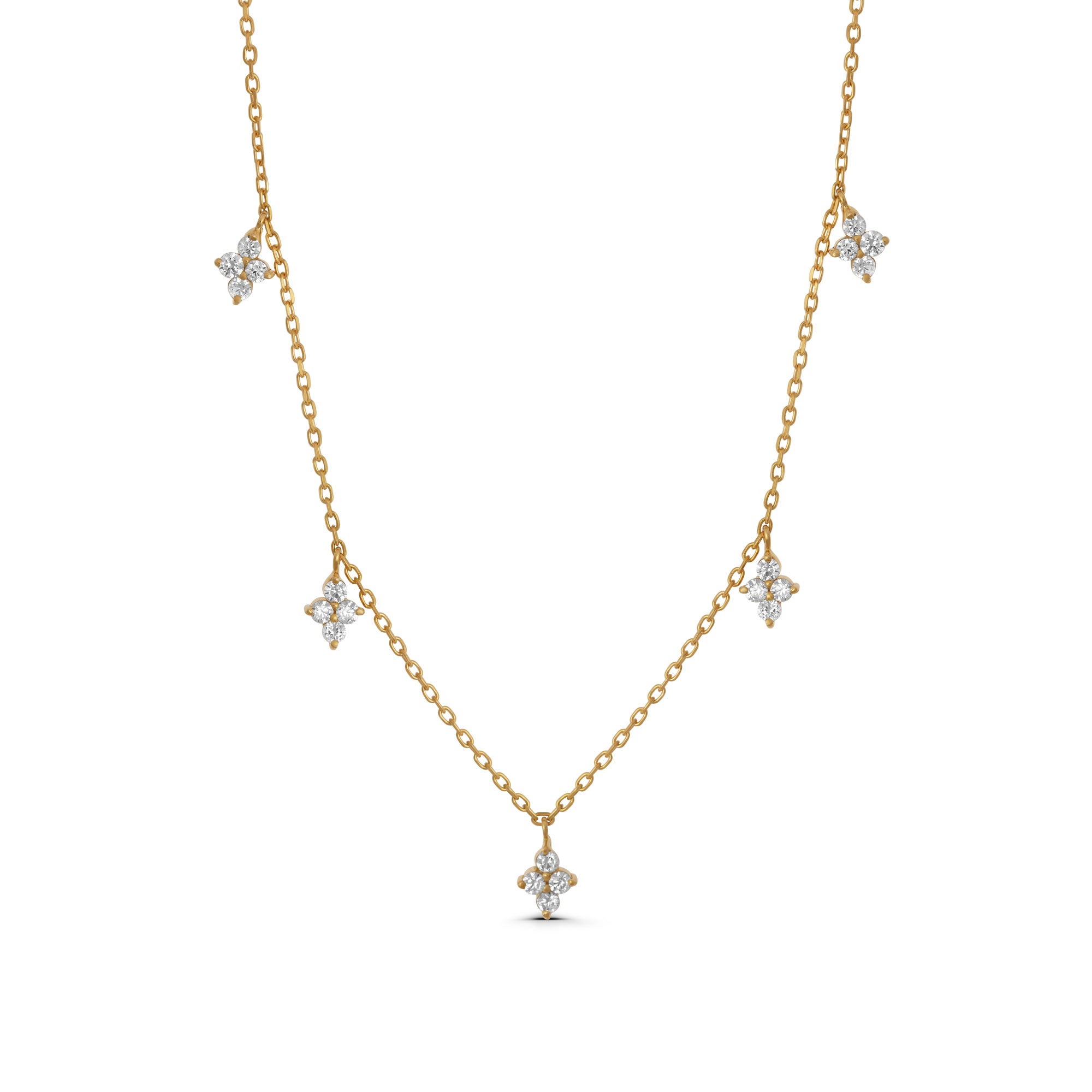 Rhombus Dangling Necklace