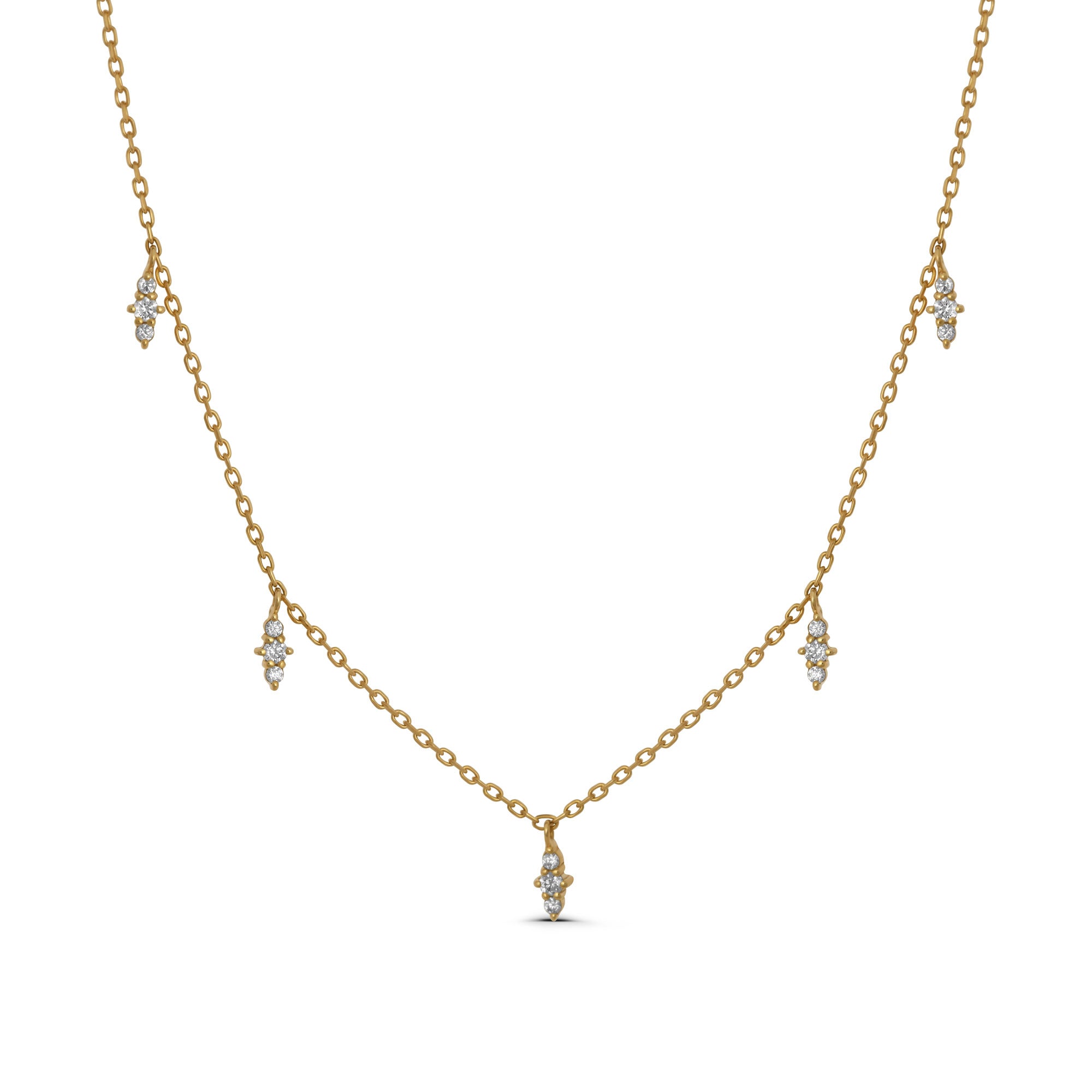 Mini Lines Dangling Necklace