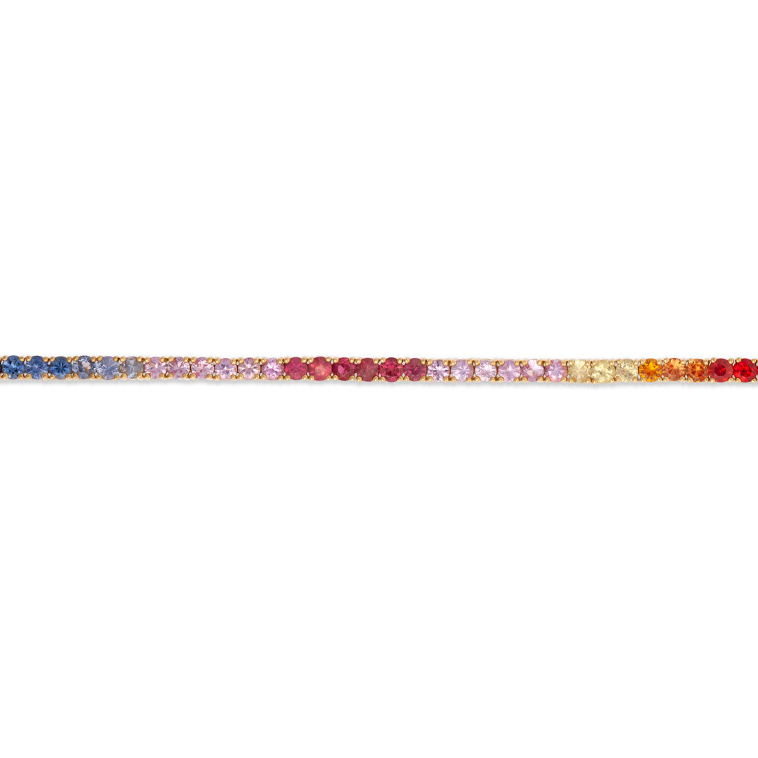 Rainbow Tennis Bracelet