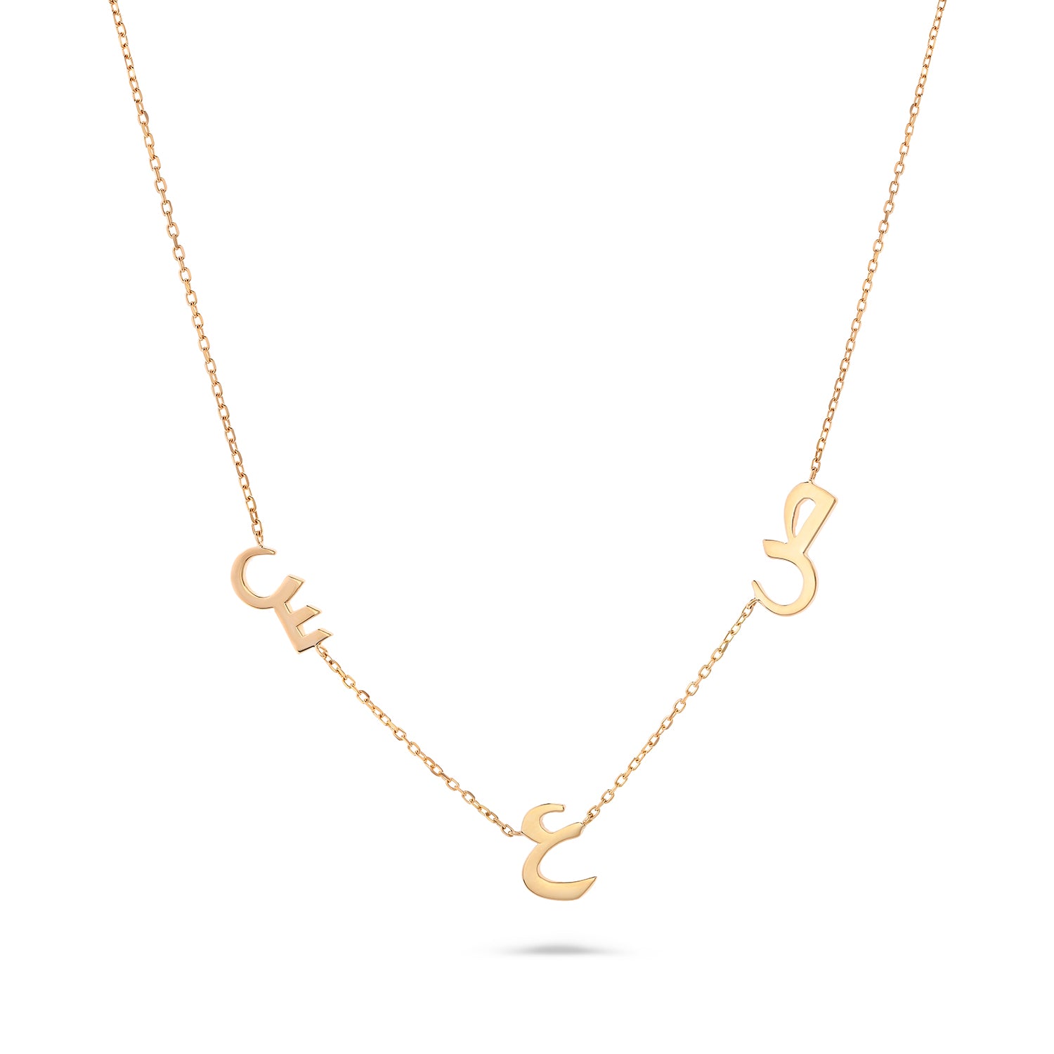 Letters and Shapes Necklace