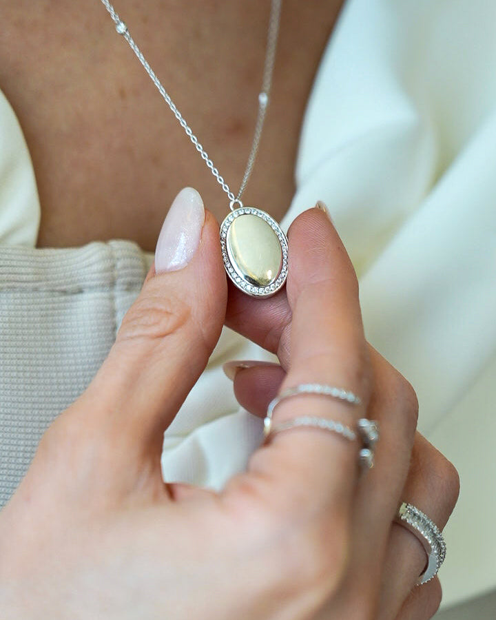 Diamond Locket Necklace