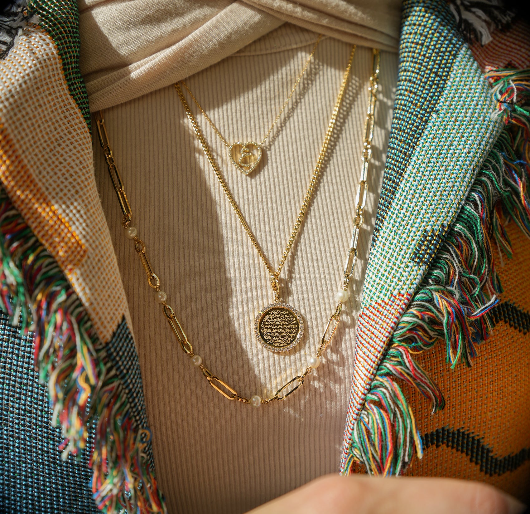 Letter in a Heart Necklace