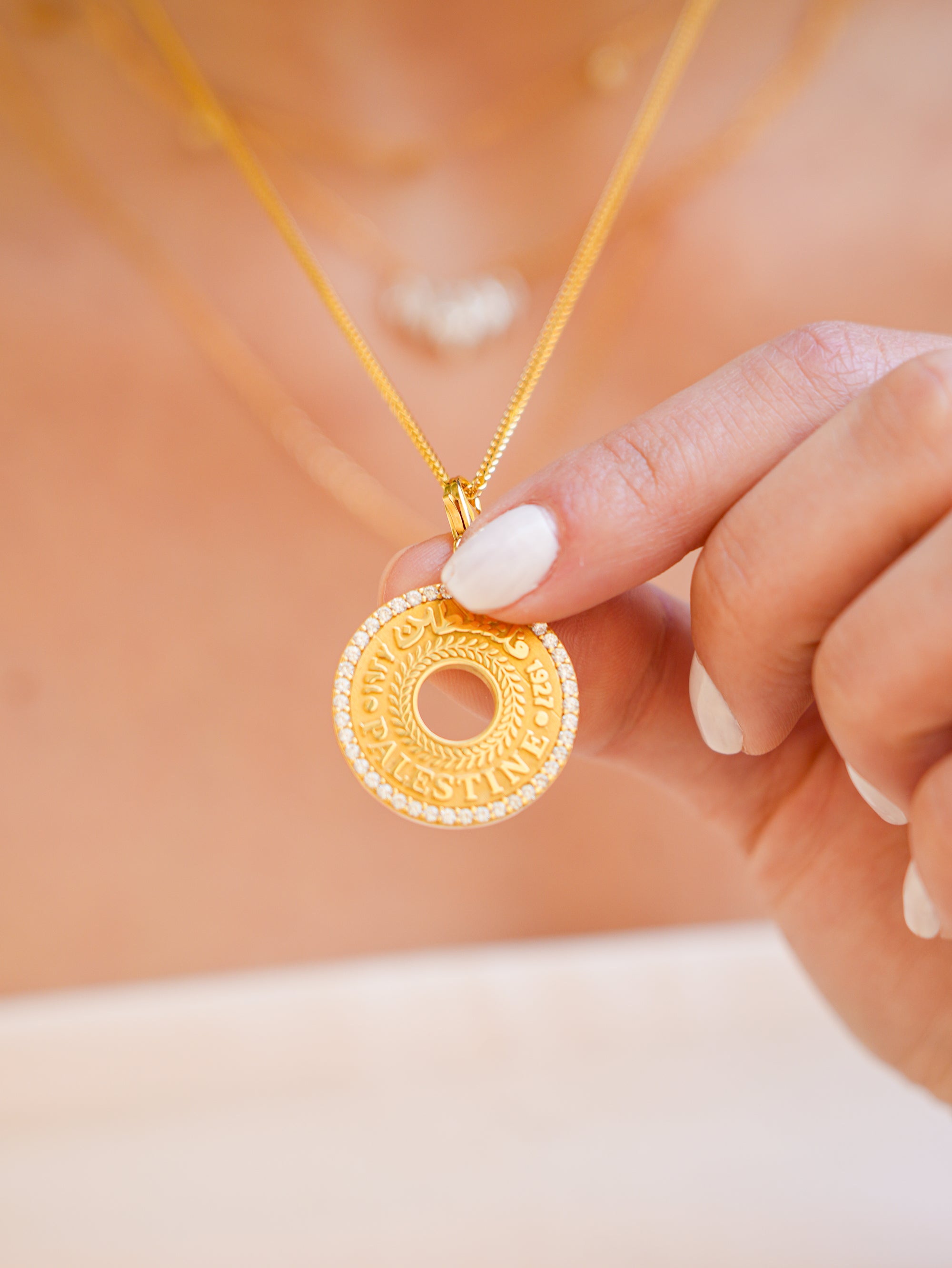 Palestine Coin Pendant