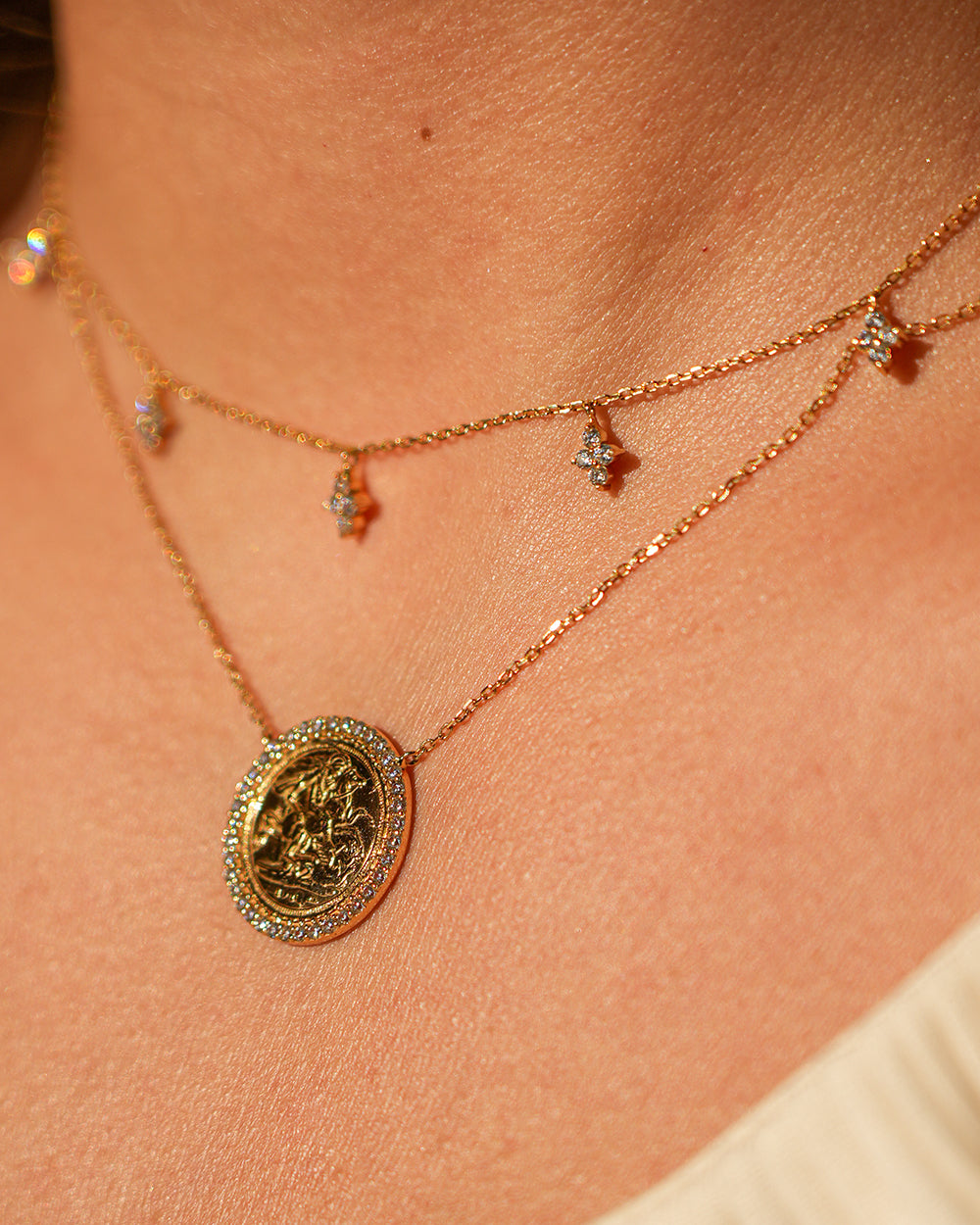 Quarter Lira Necklace