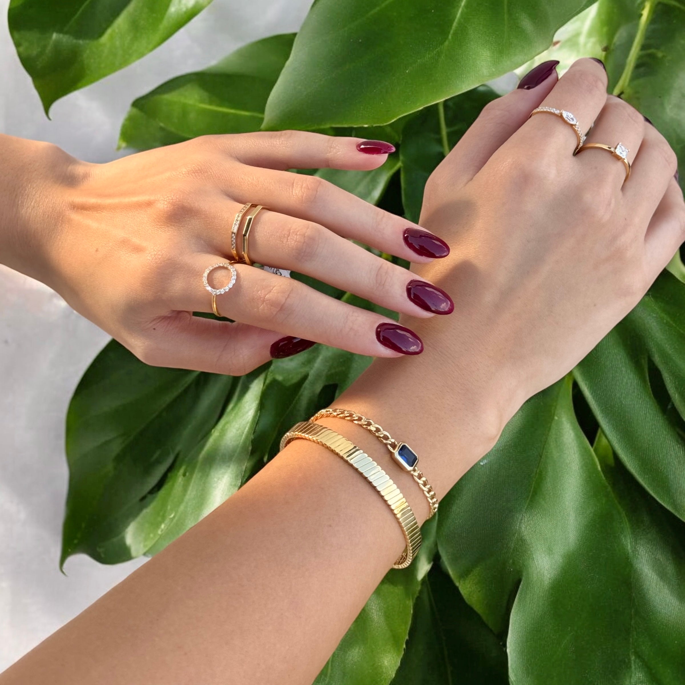 Circle Front Shape Ring