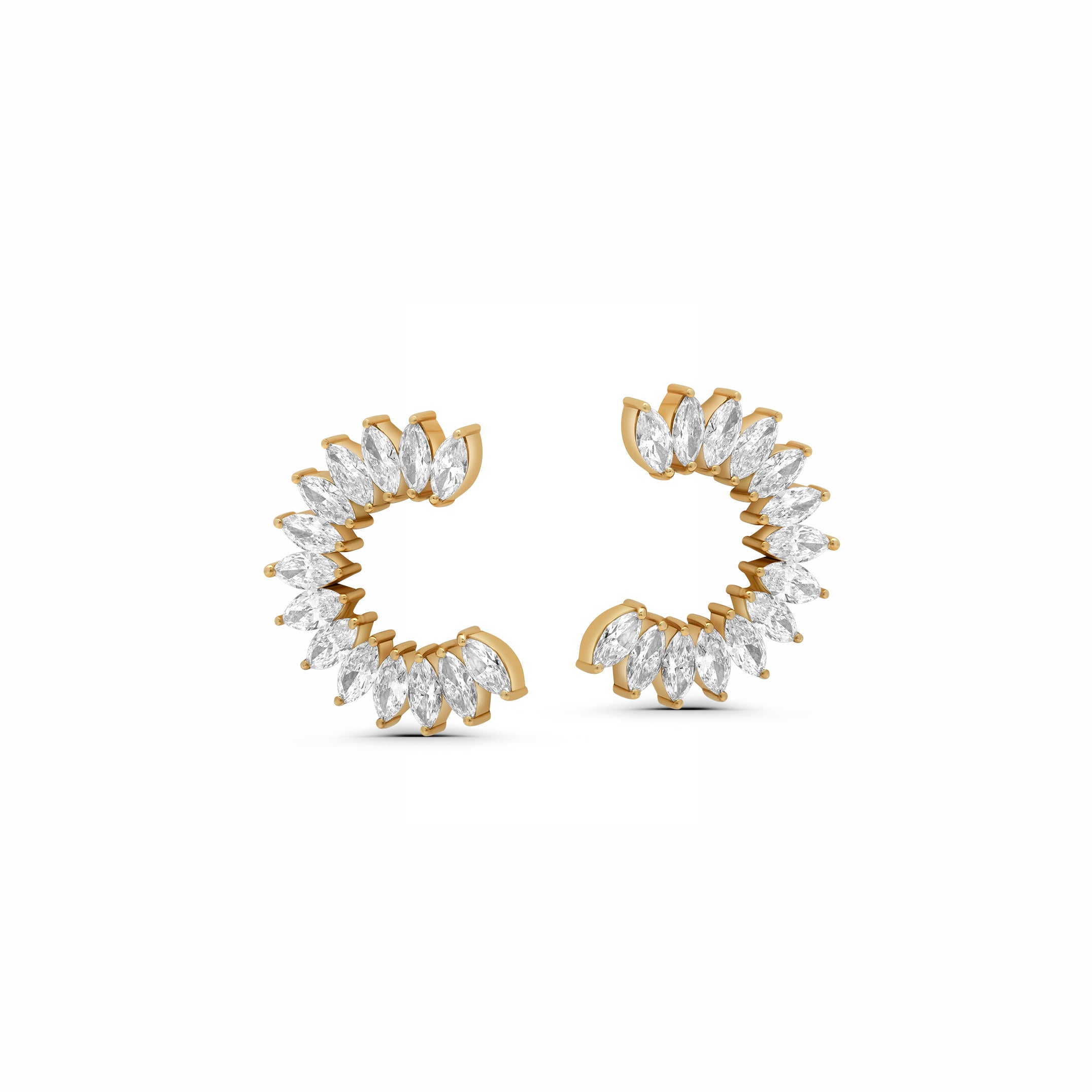 C Shape Marquise Lab Grown Stone