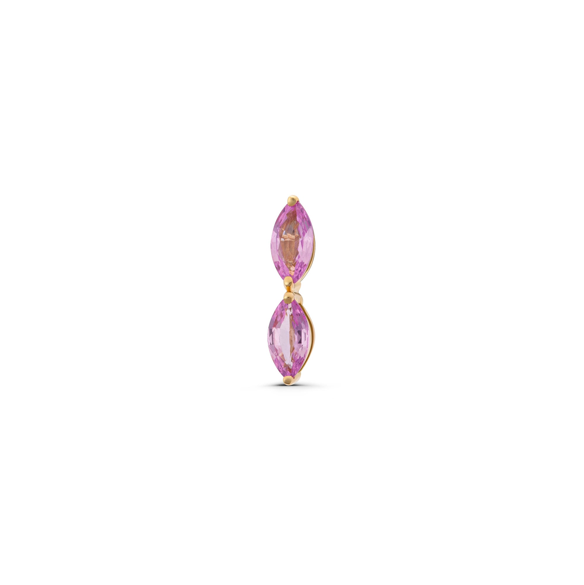 Double Tourmaline Marquise Stud