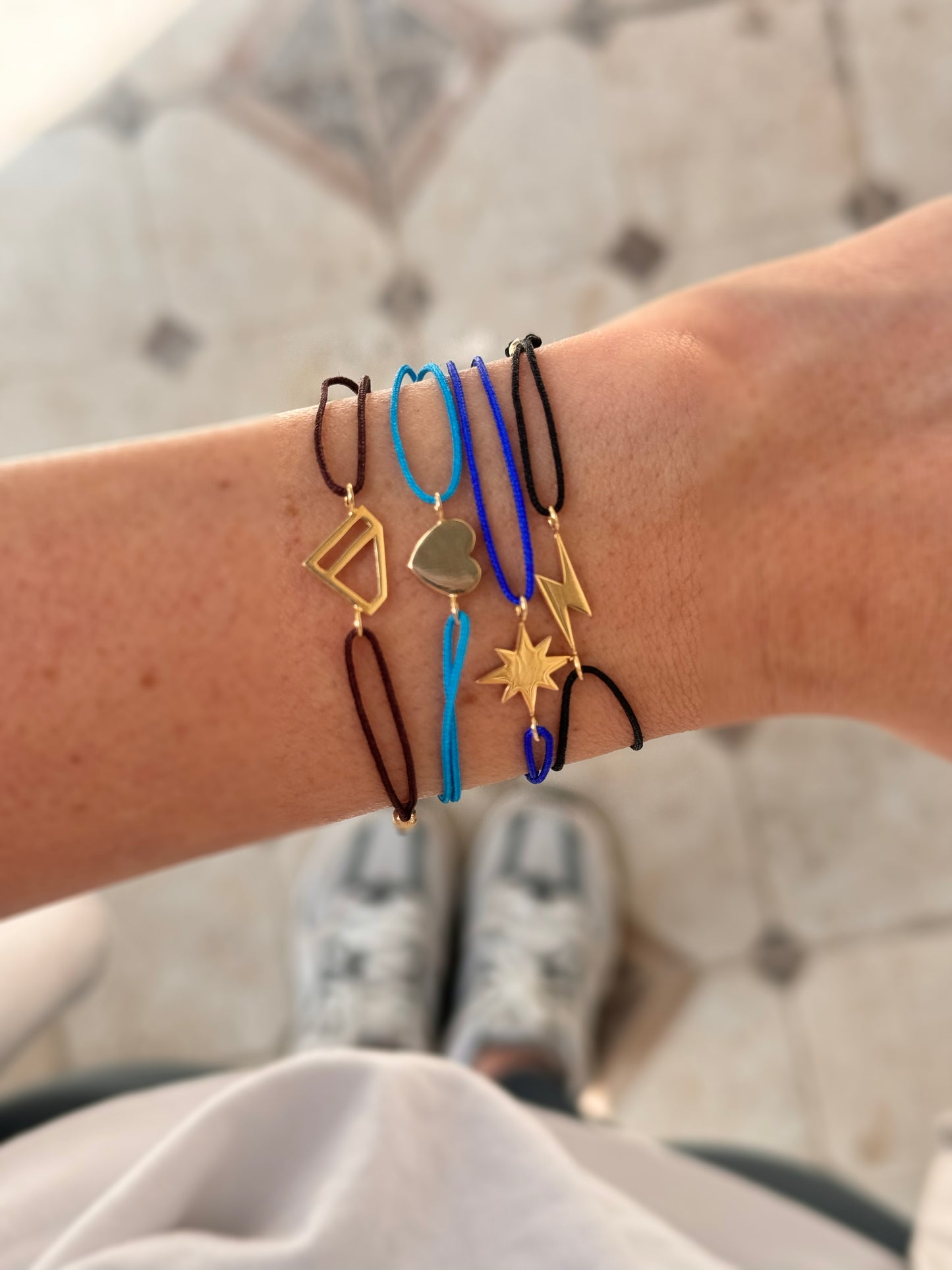Letter/Shape Thread Bracelet