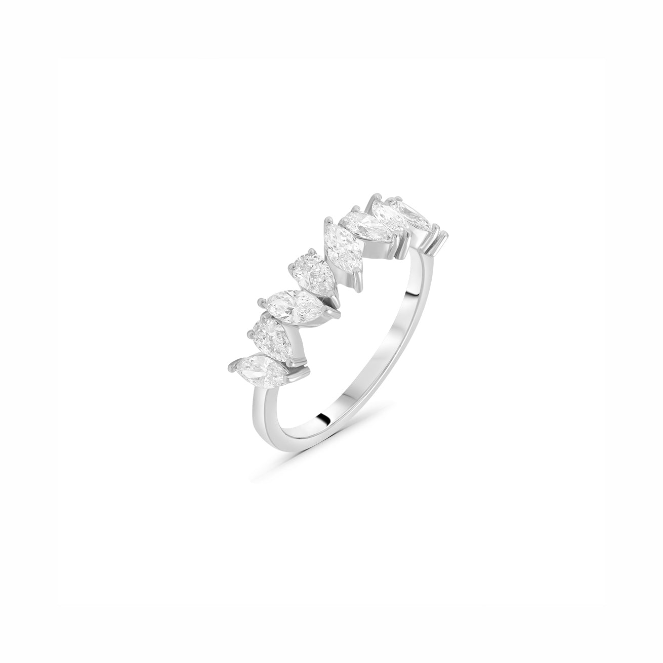 Lab Grown Diamond Marquise and Pear Stones Ring