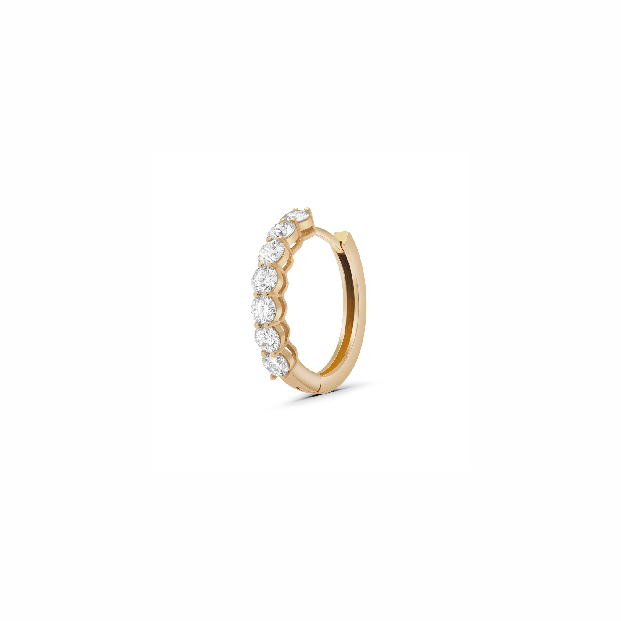 Round-Cut Lab Grown Hoop 2.0