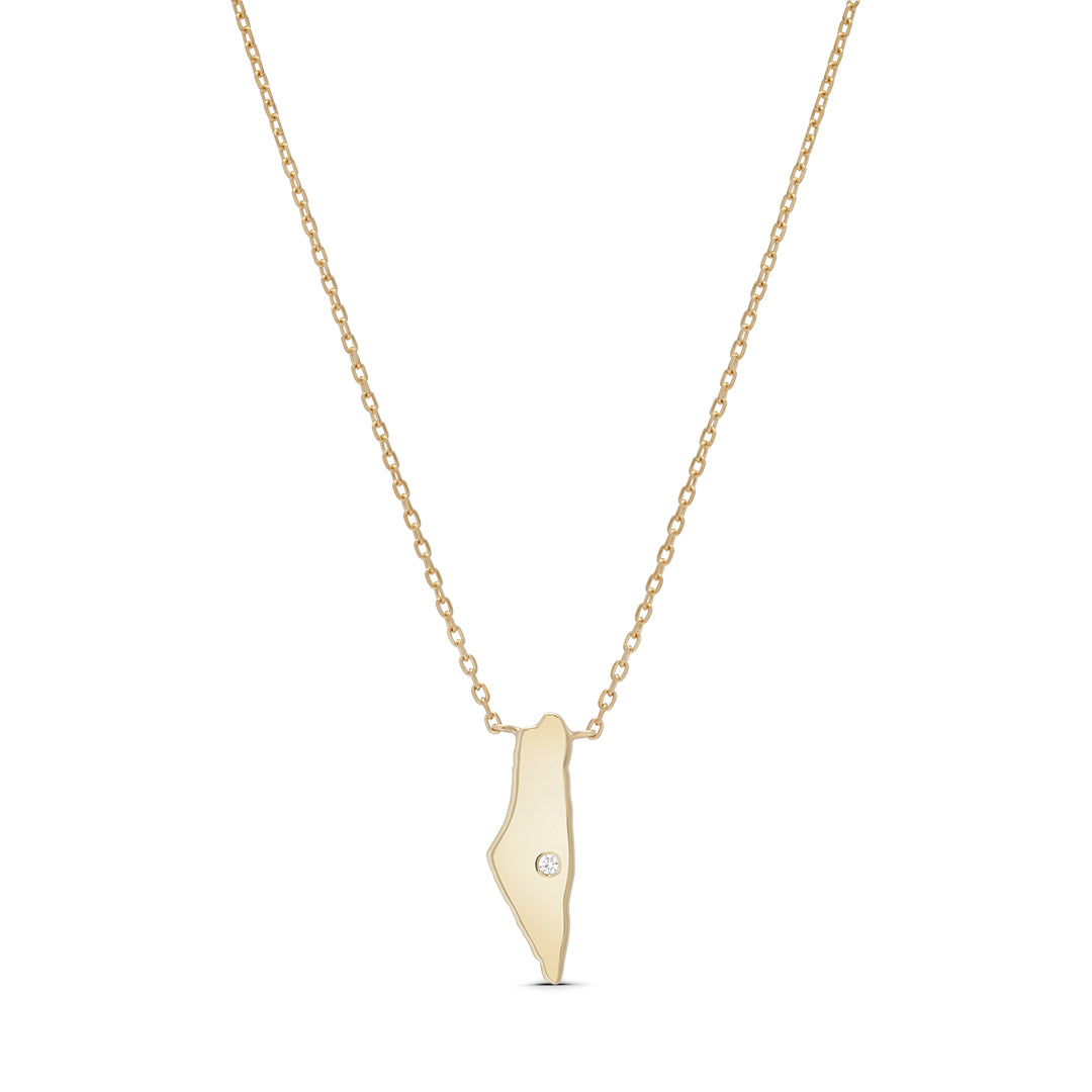 Mark Your City Palestine Necklace