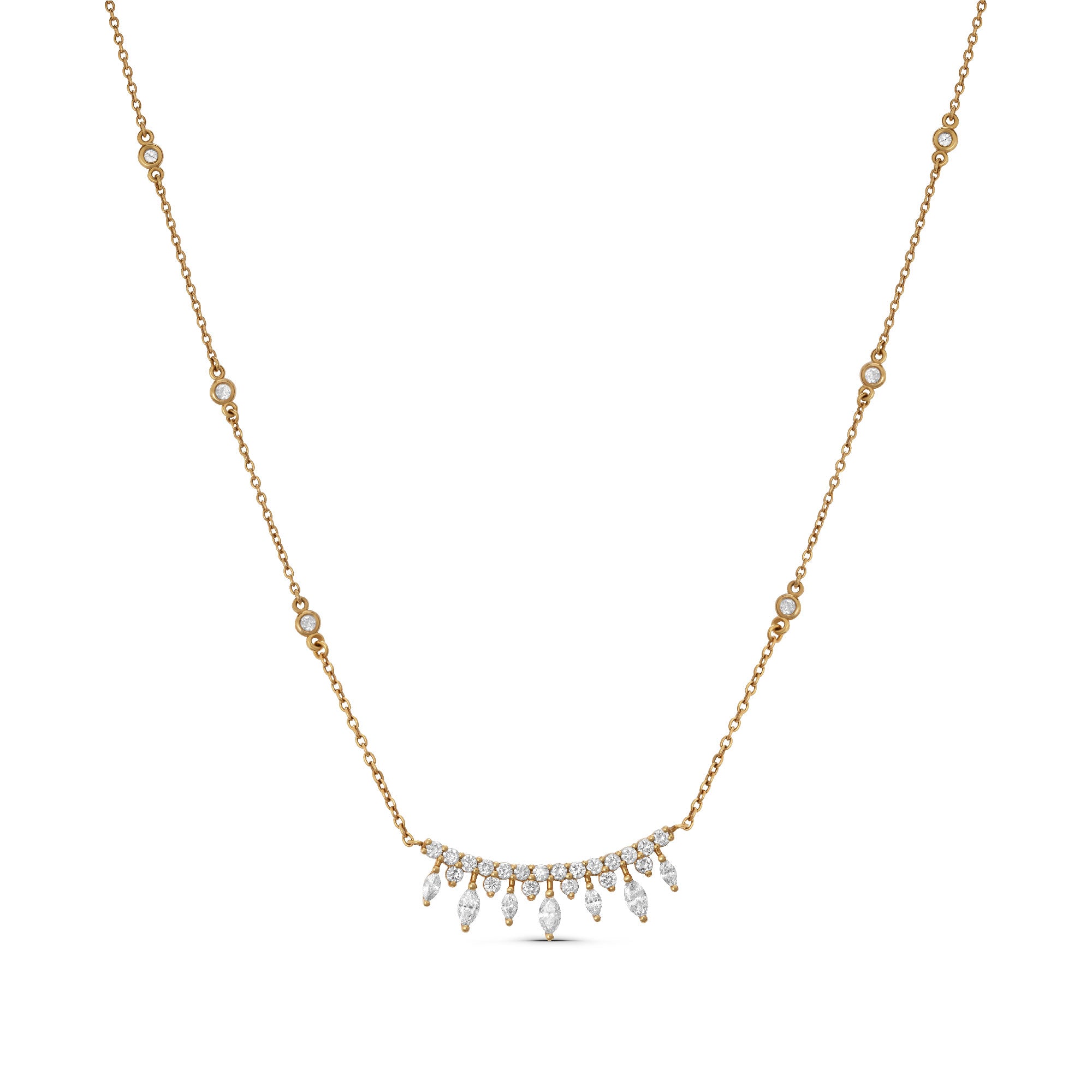 Marquise Cascade Necklace