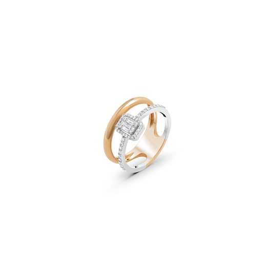 Diamond Duet Radiance Ring