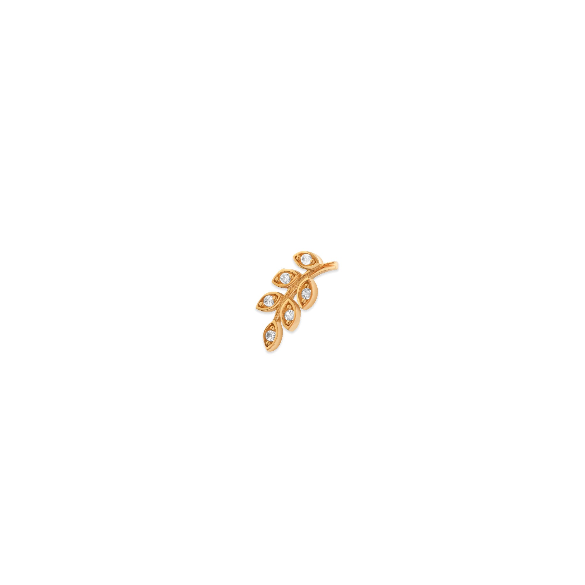 Olive Leaf Stud