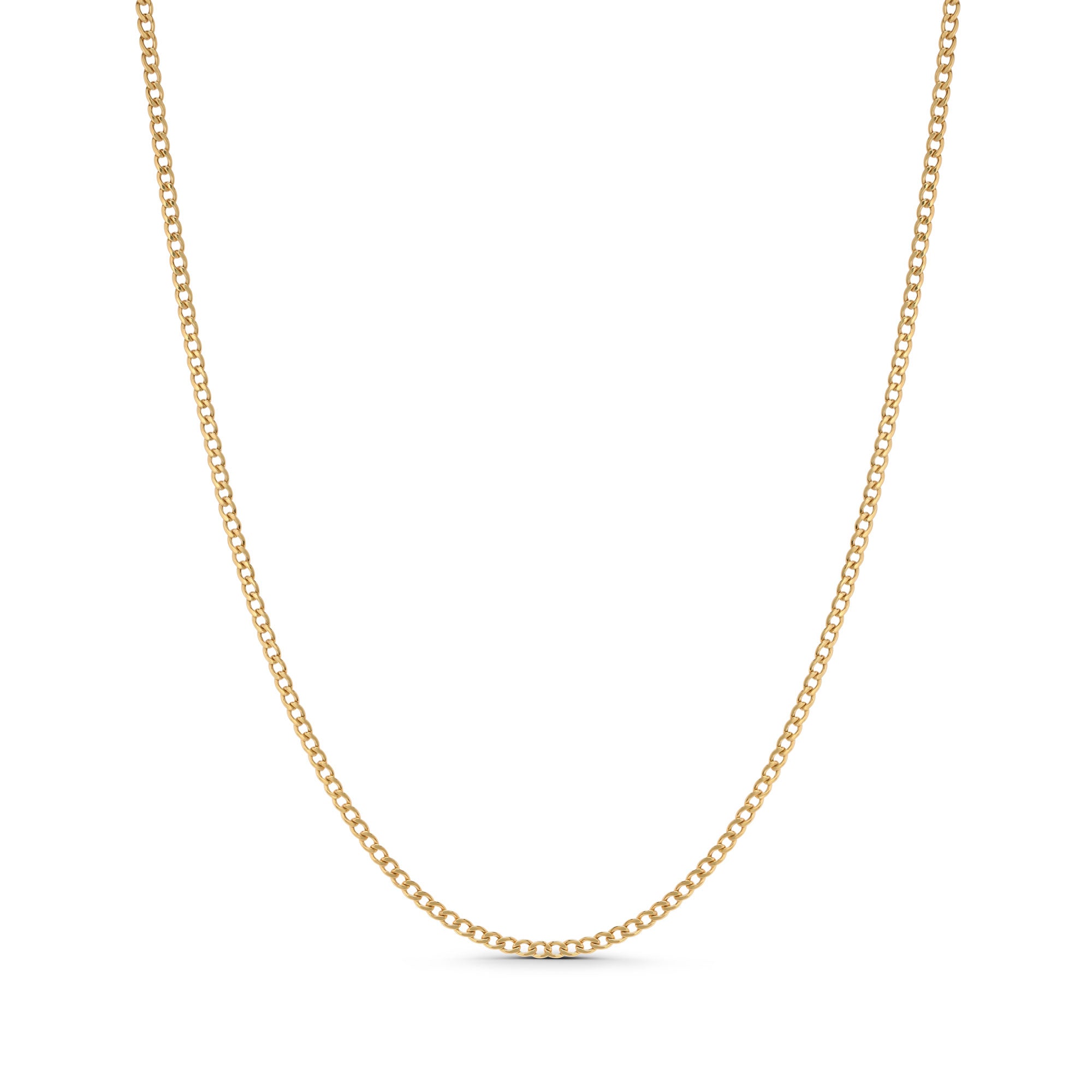 Curb Chain Necklace 1.5mm
