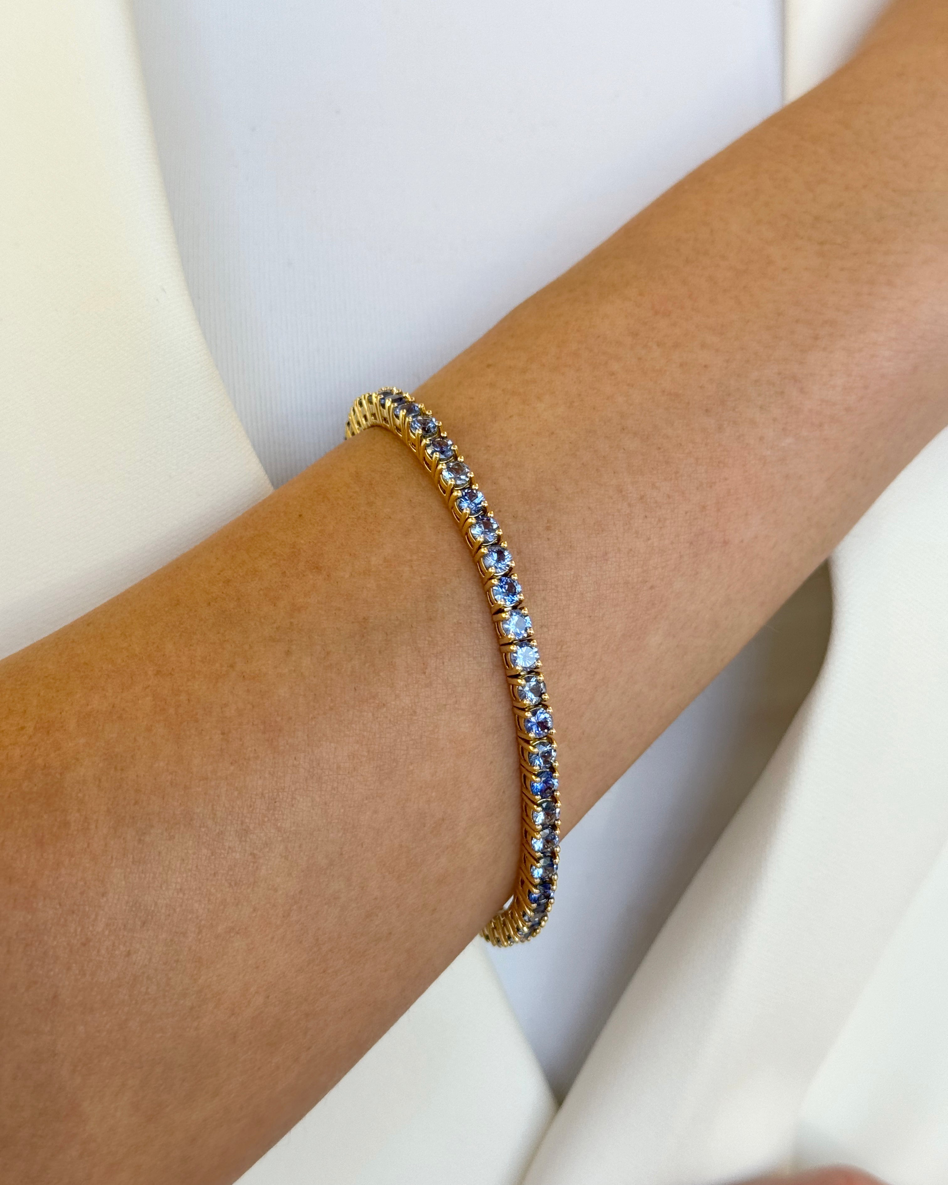 Sapphire Tennis Bracelet