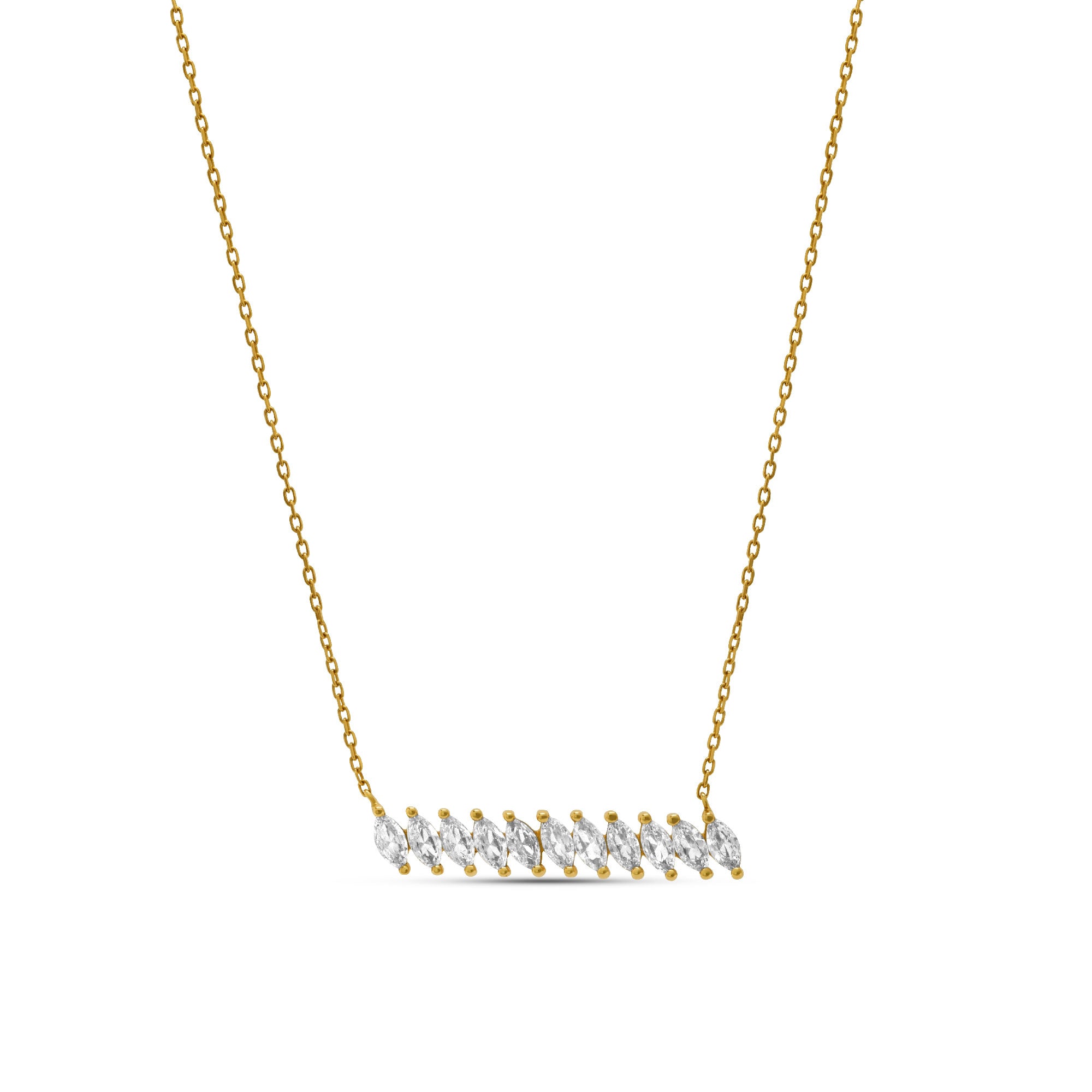 Marquise Stones Necklace