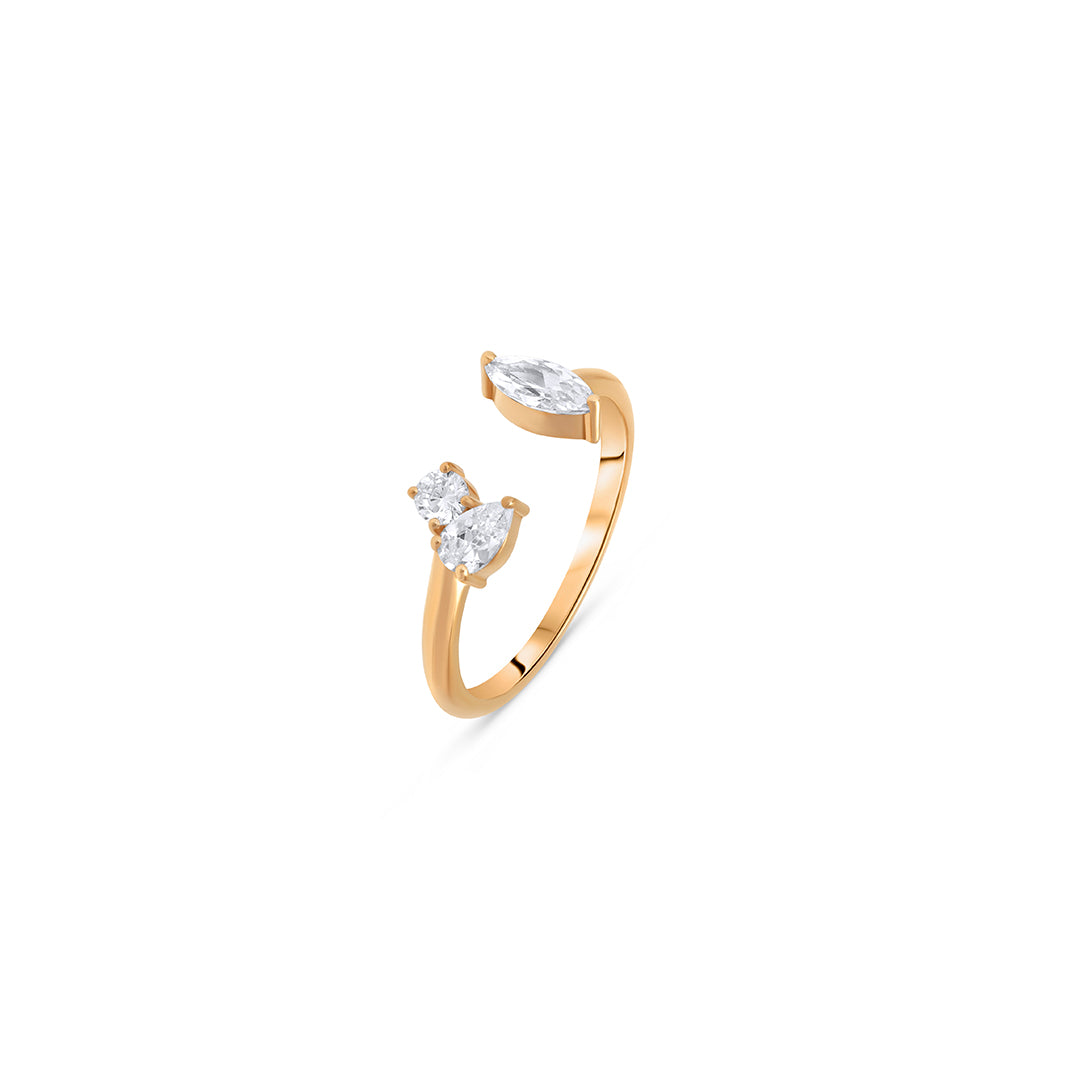 Open Multi Stones Ring 2.0