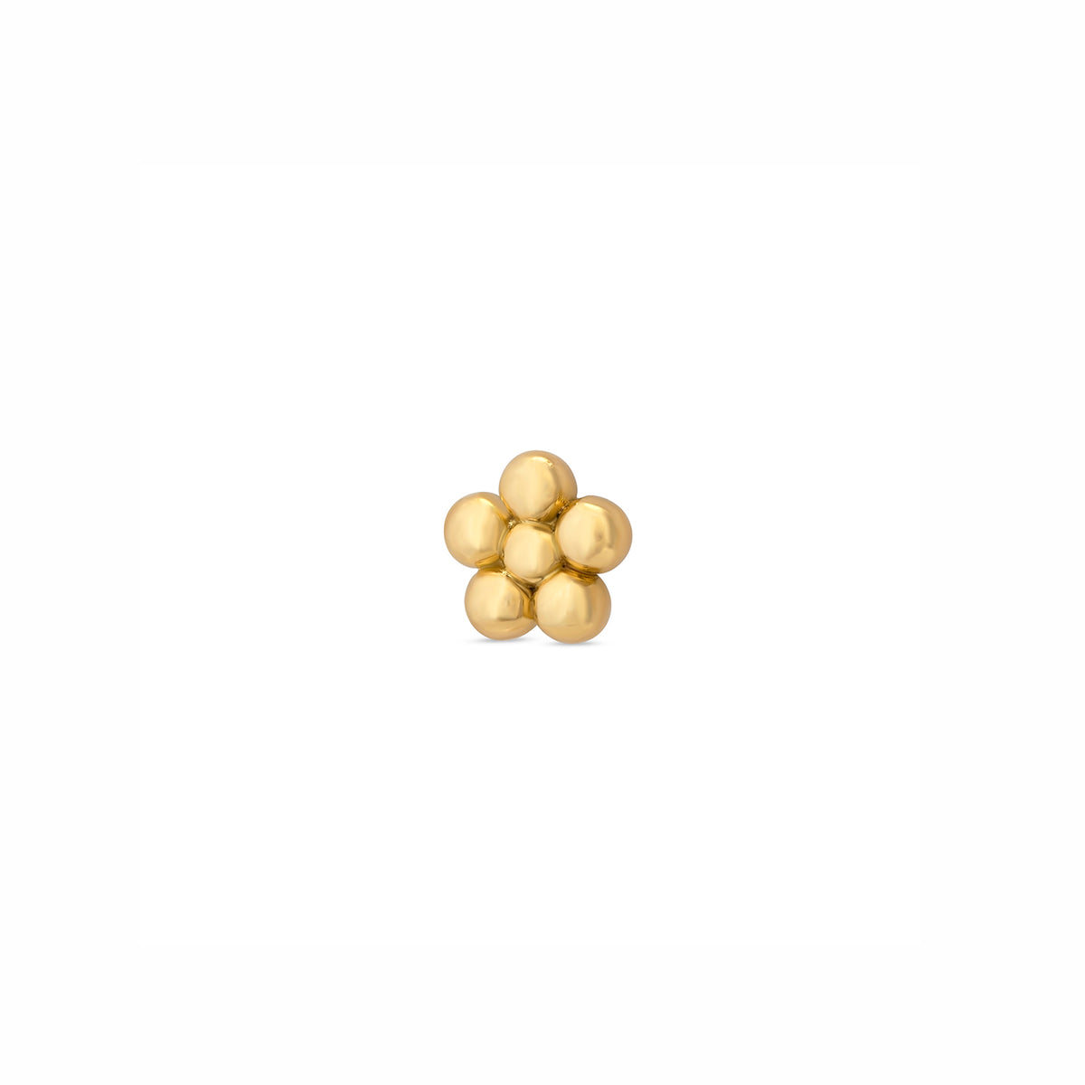 Flower Gold Stud