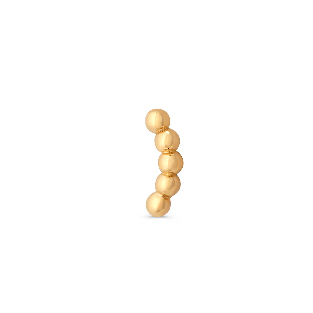 Curve Gold Stud