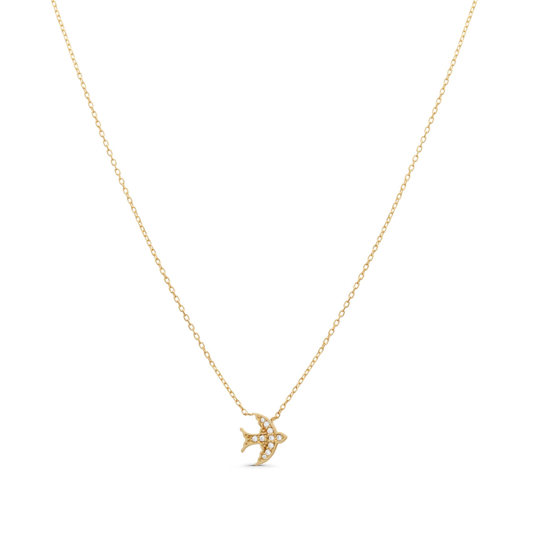Golden Bird Necklace