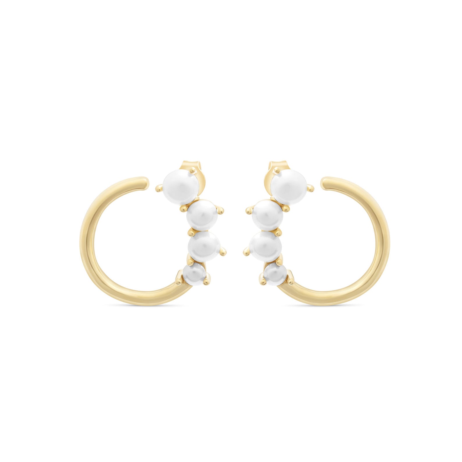 Crystal Pearl Earrings