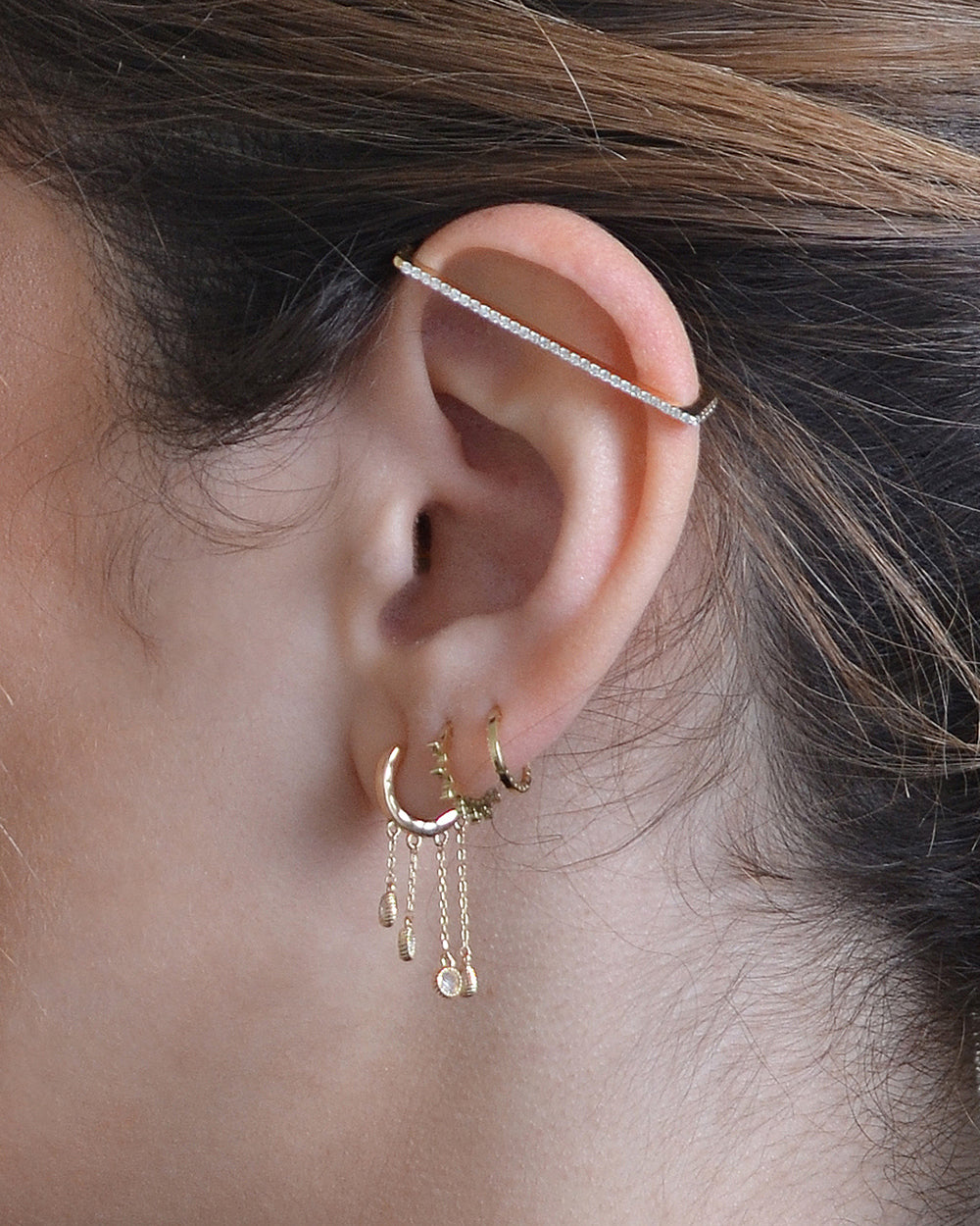 bar ear cuff