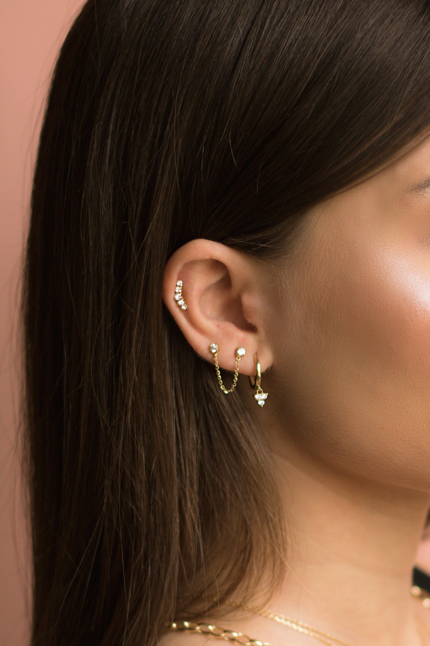 five stones curved studs