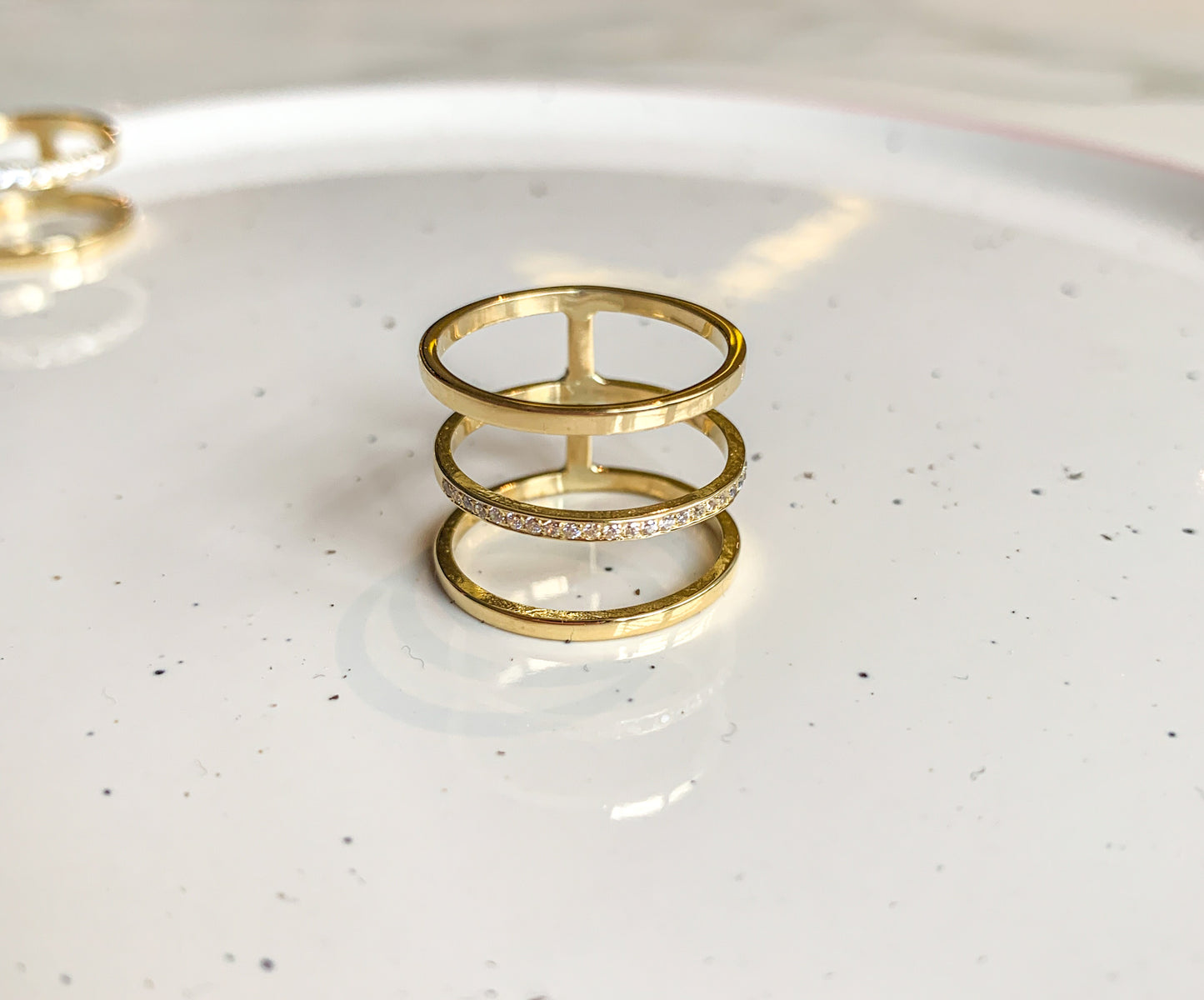 triple line ring