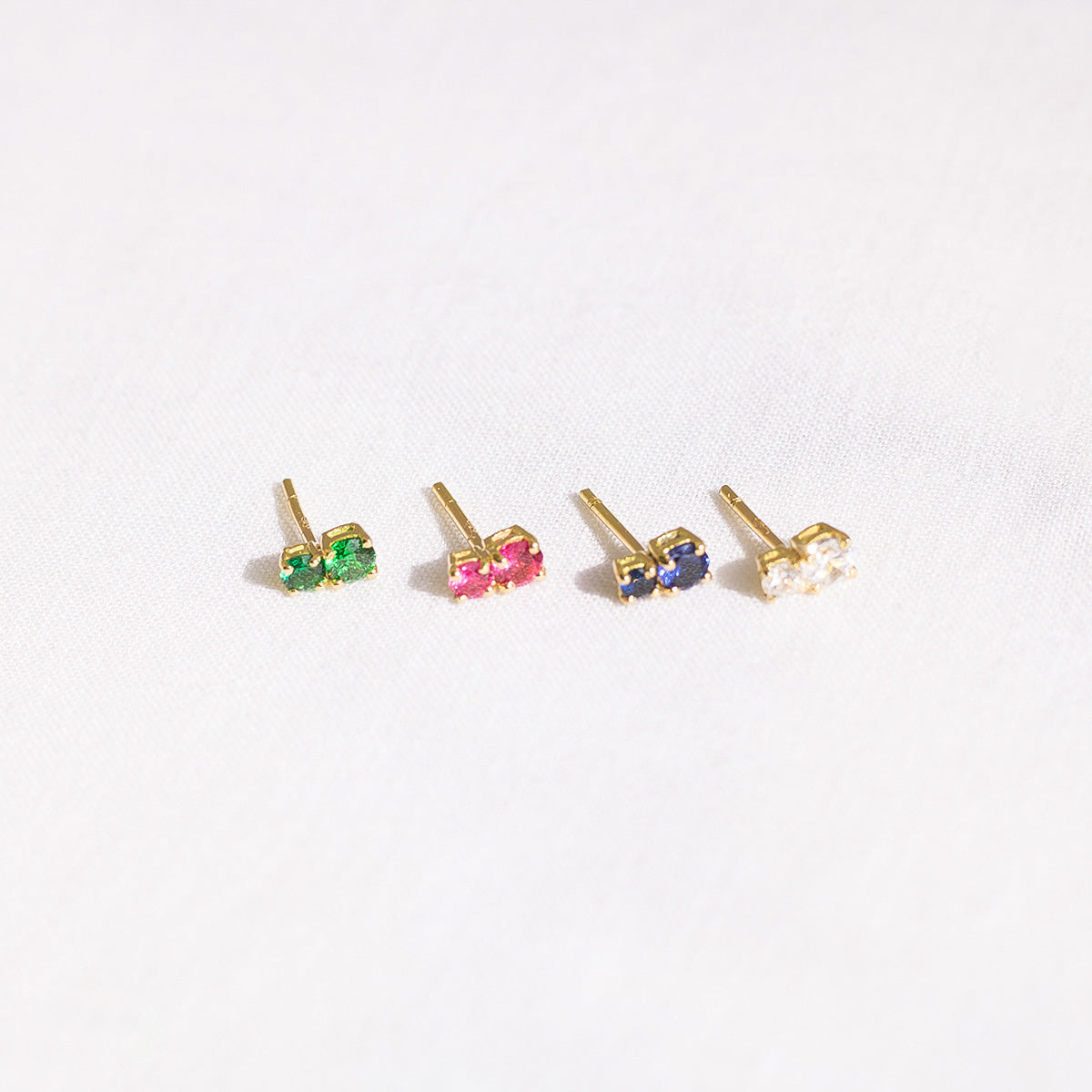 two-stone studs
