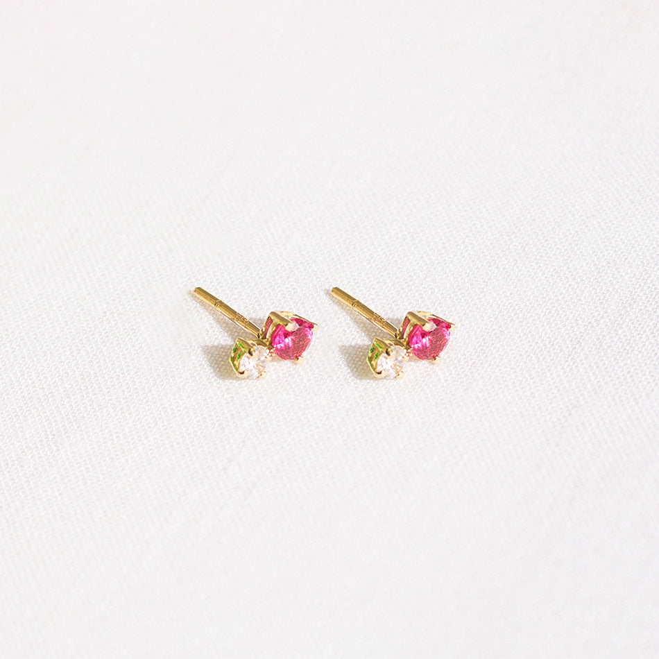 two-stone studs