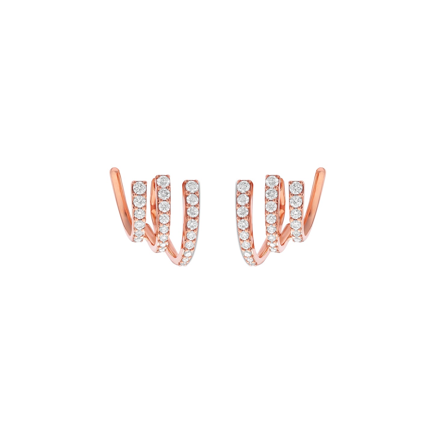 Diamond Claw Earrings