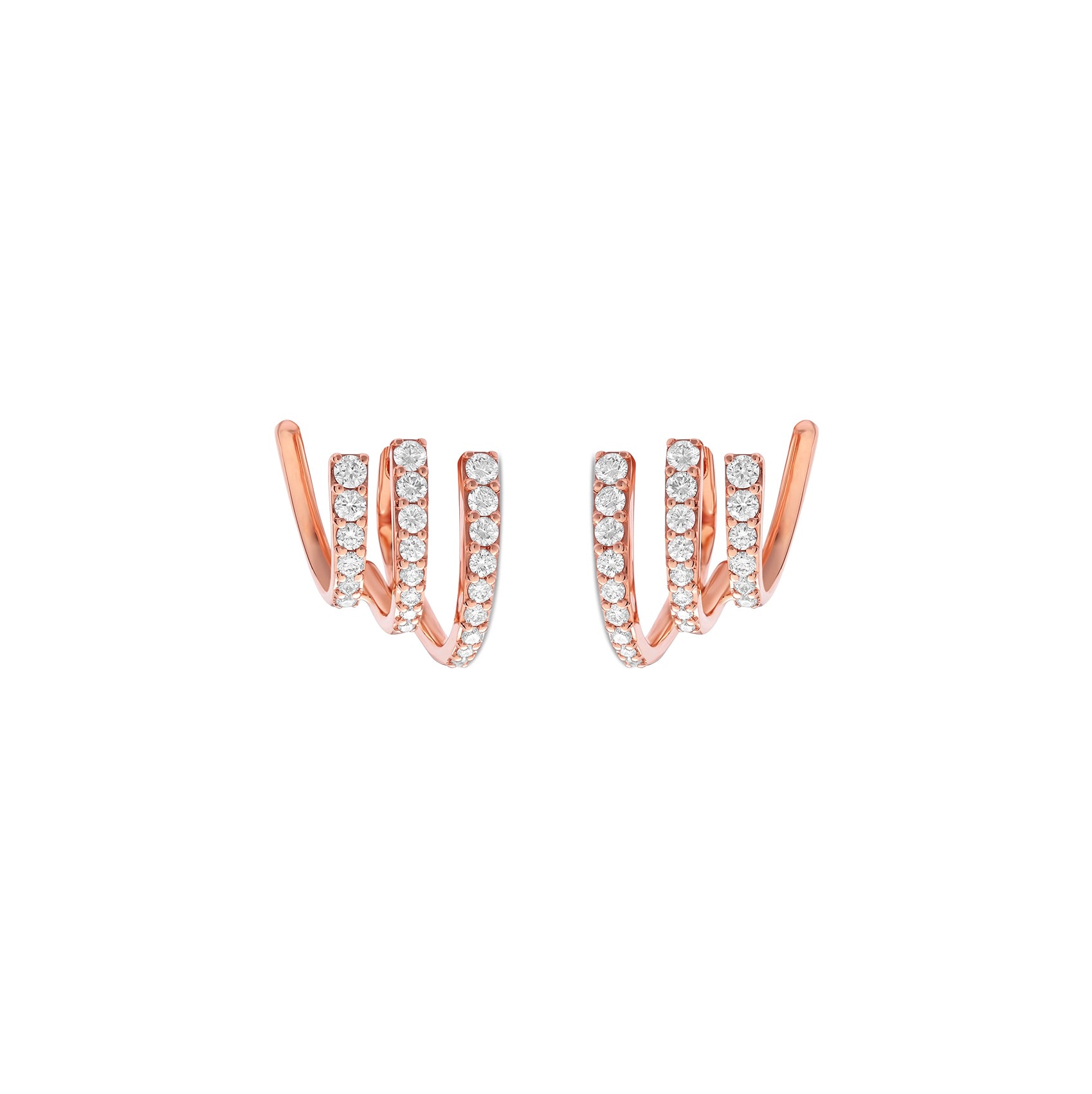 Diamond Claw Earrings