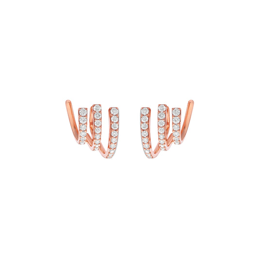 Diamond Claw Earrings