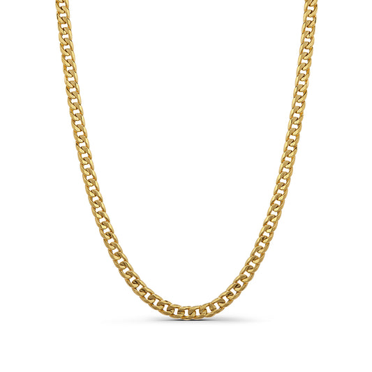 Curb Chain Necklace 5mm (Holllow)