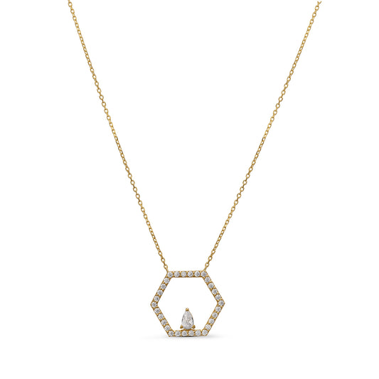 Hexagon Necklace