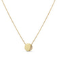 Encrusted Crescent Necklace