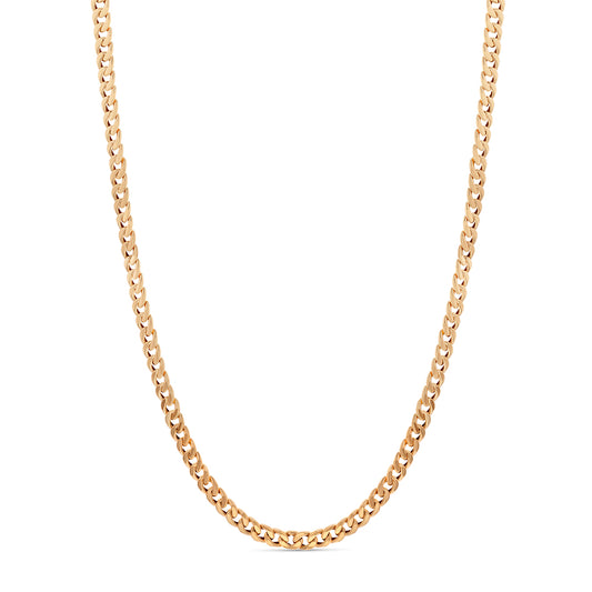 Curb Chain Necklace 4mm