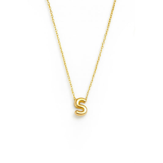 Bubble Letter Necklace
