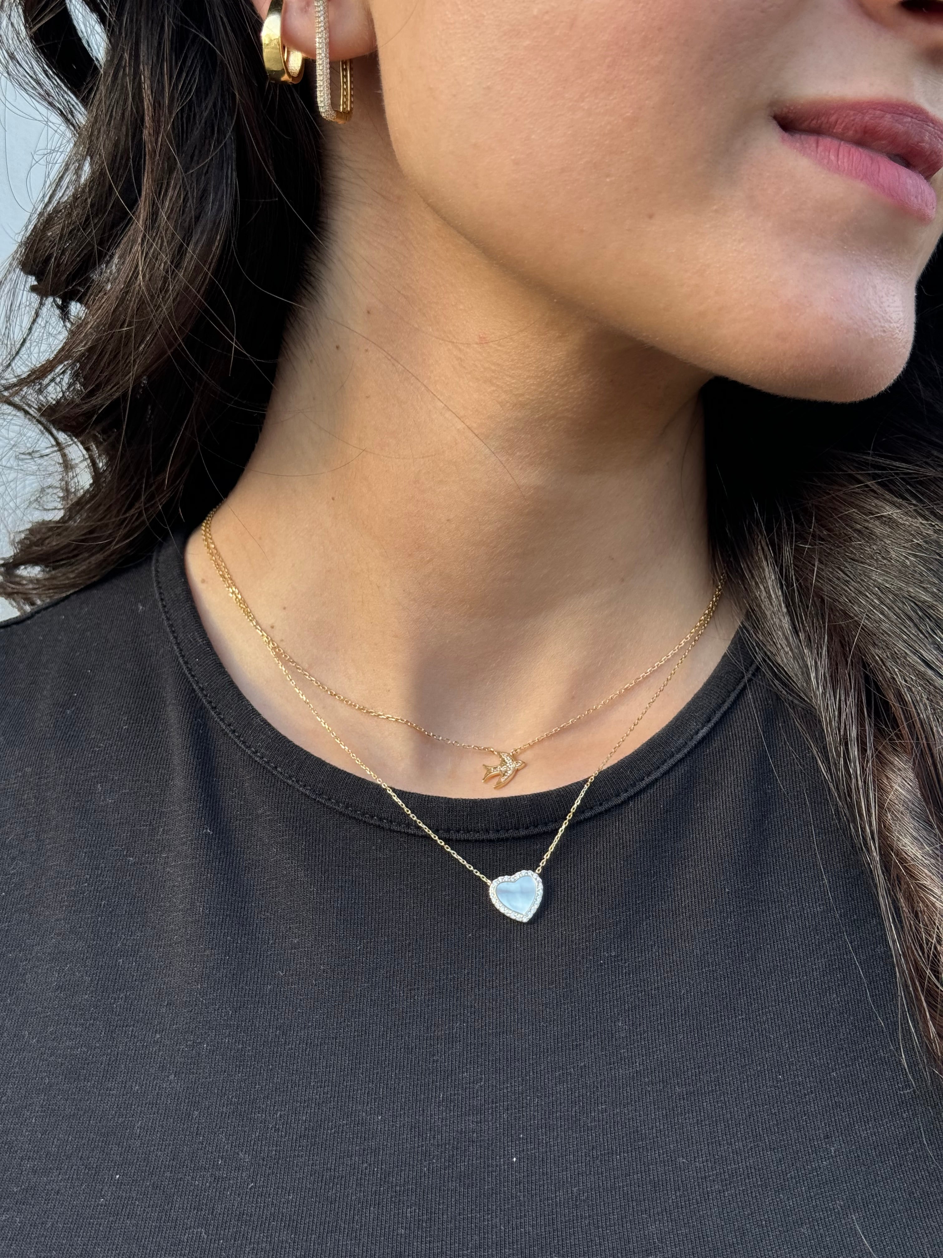 Golden Bird Necklace