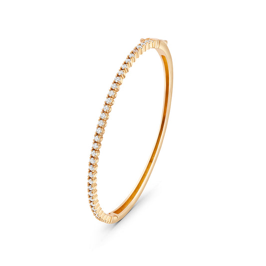 Diamond Thin Tennis Bangle
