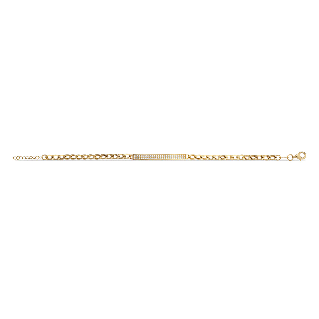 Bar Bold Chain Bracelet