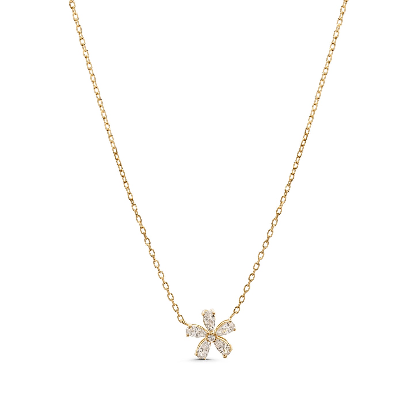 Five Petals Flower Necklace