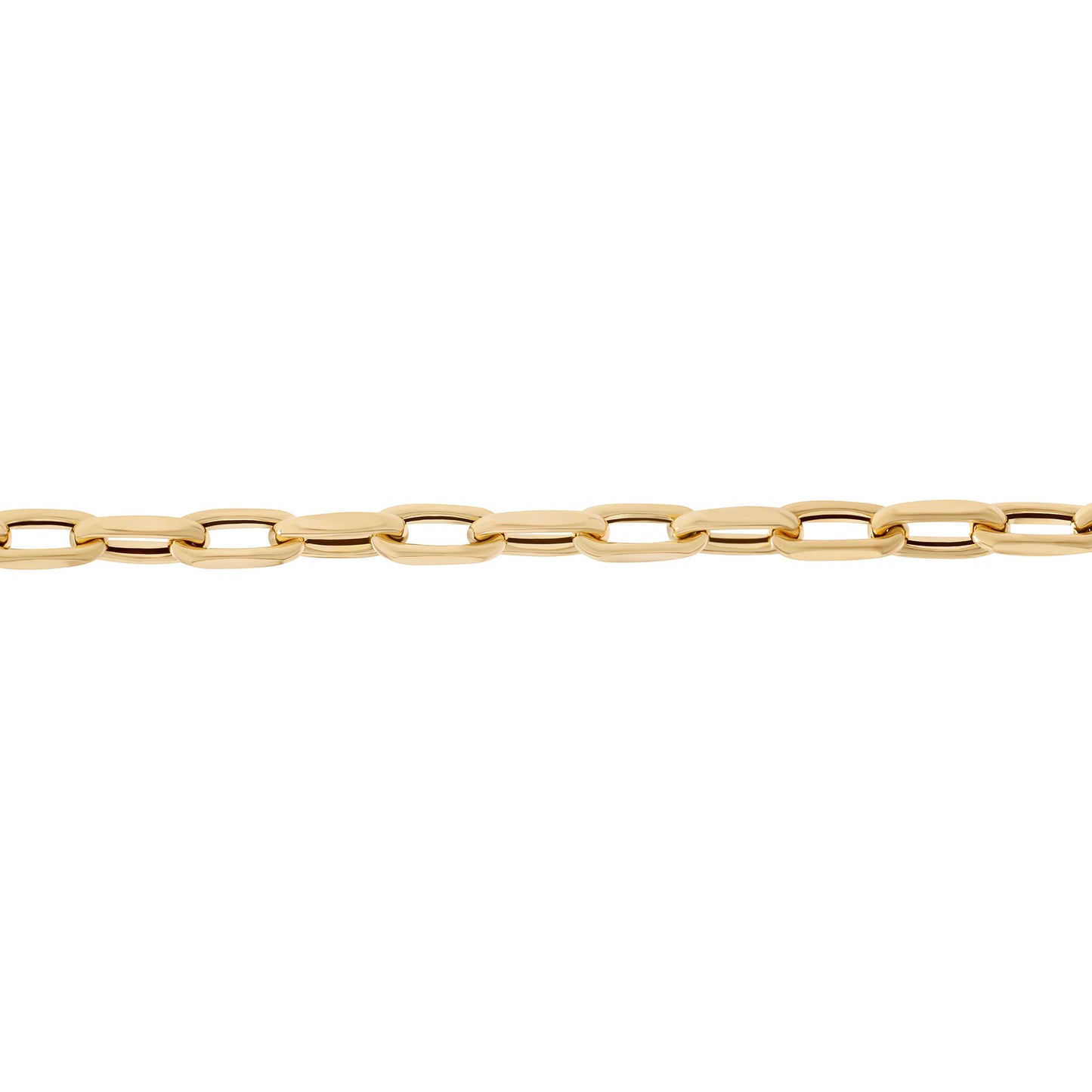 Stone Cut Paperclip Chain Bracelet