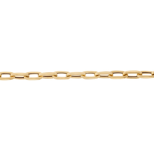 Stone Cut Paperclip Chain Bracelet